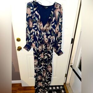 Beautiful feather maxi dress